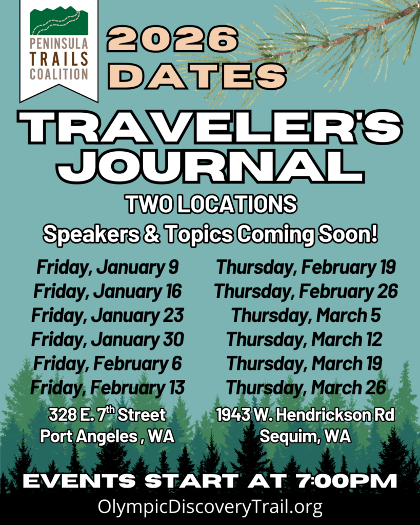 Traveler's Journal Series @ Dungeness River Nature Center